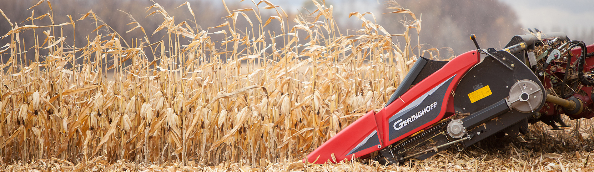 Geringhoff Rota Disc — трёхроторная кукурузная жатка