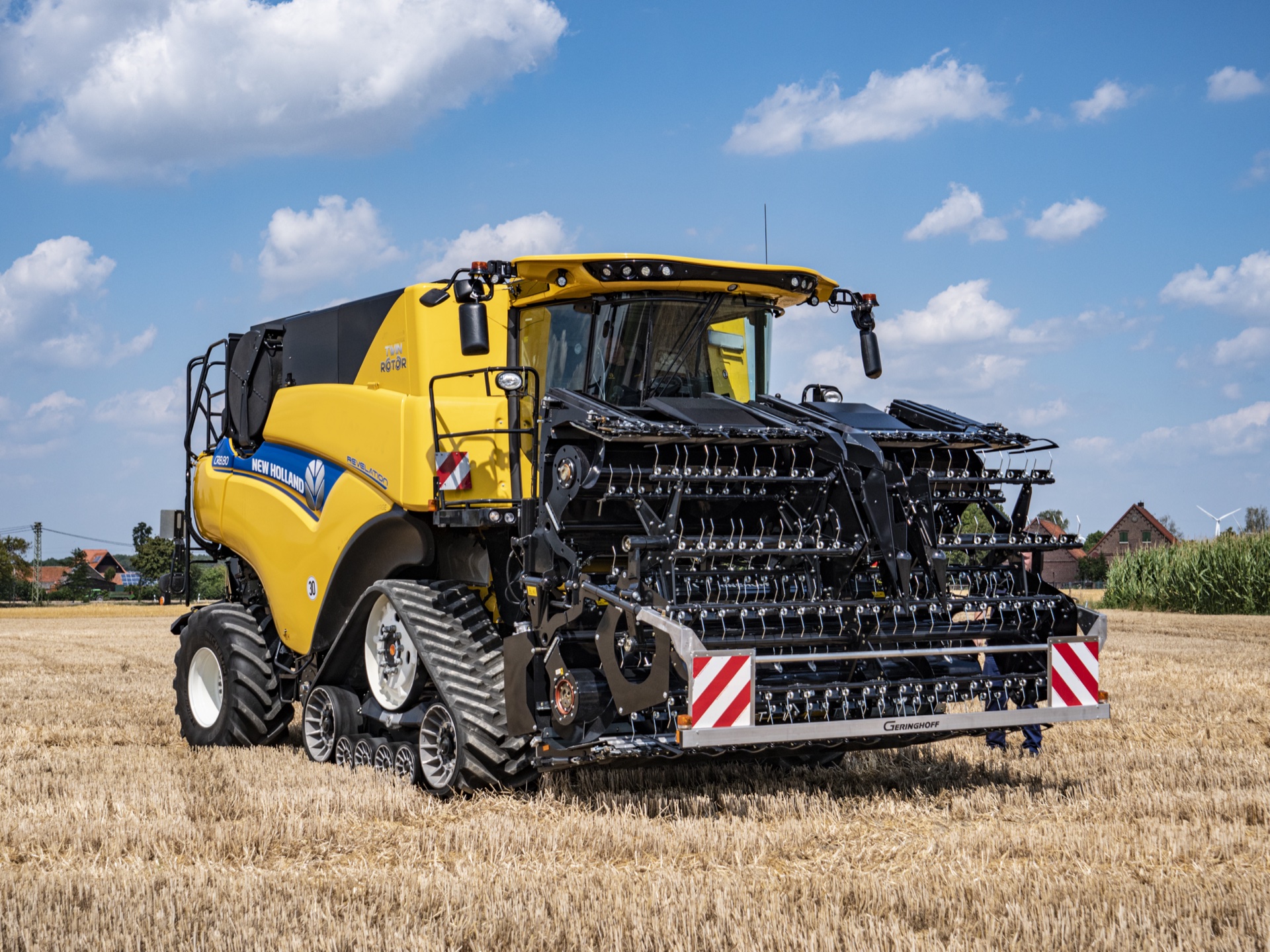 Geringhoff Harvest Star — складная система, транспортное положение