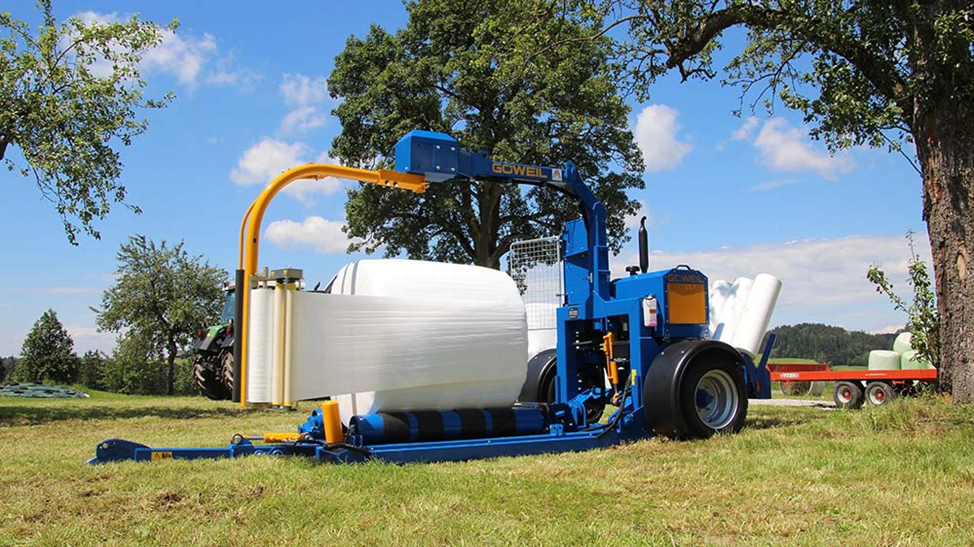 GÖWEIL G3010 Profi — стационарная обмотка тюков