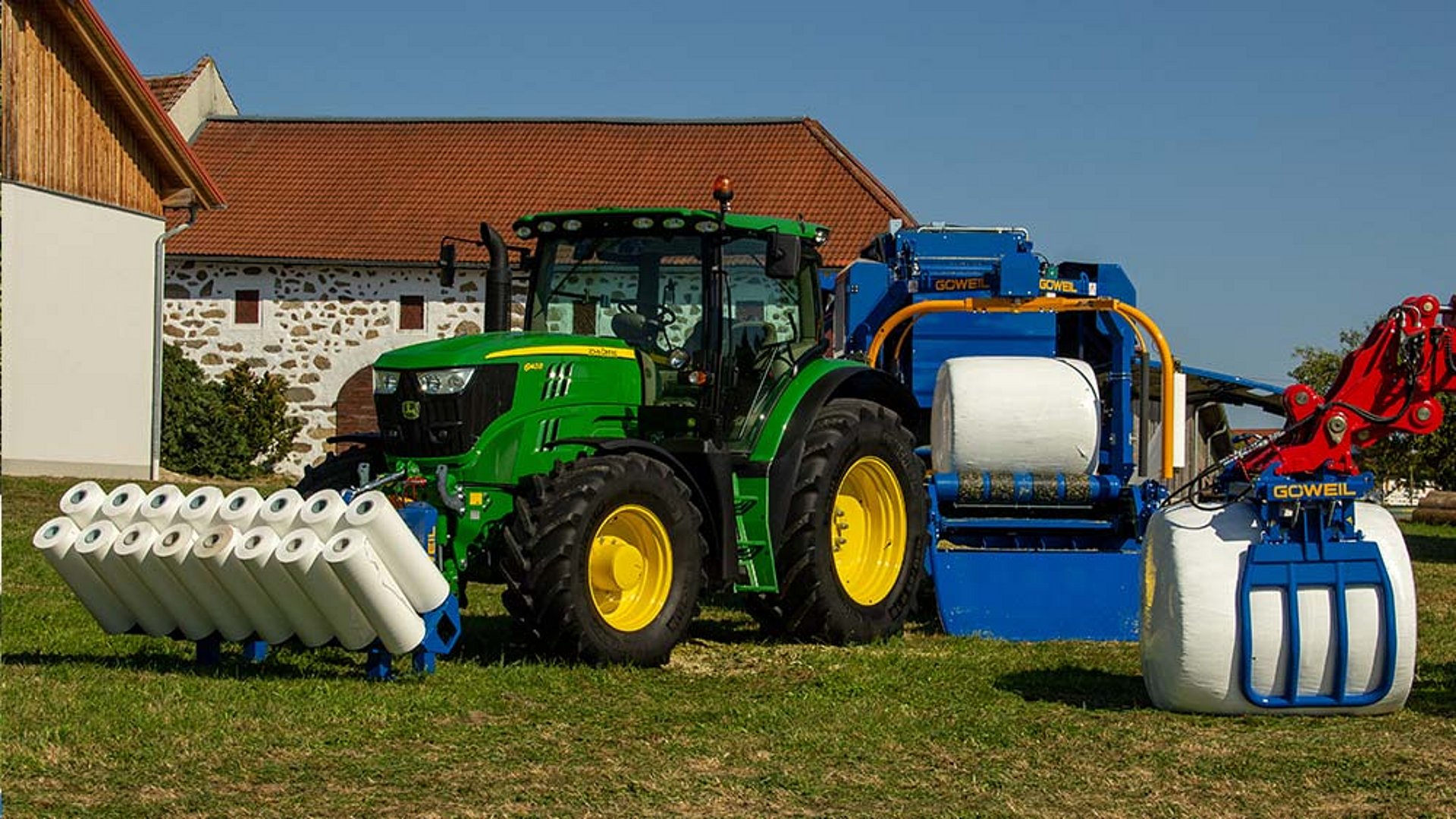 VARIO-Master V140 — выгрузка тюка