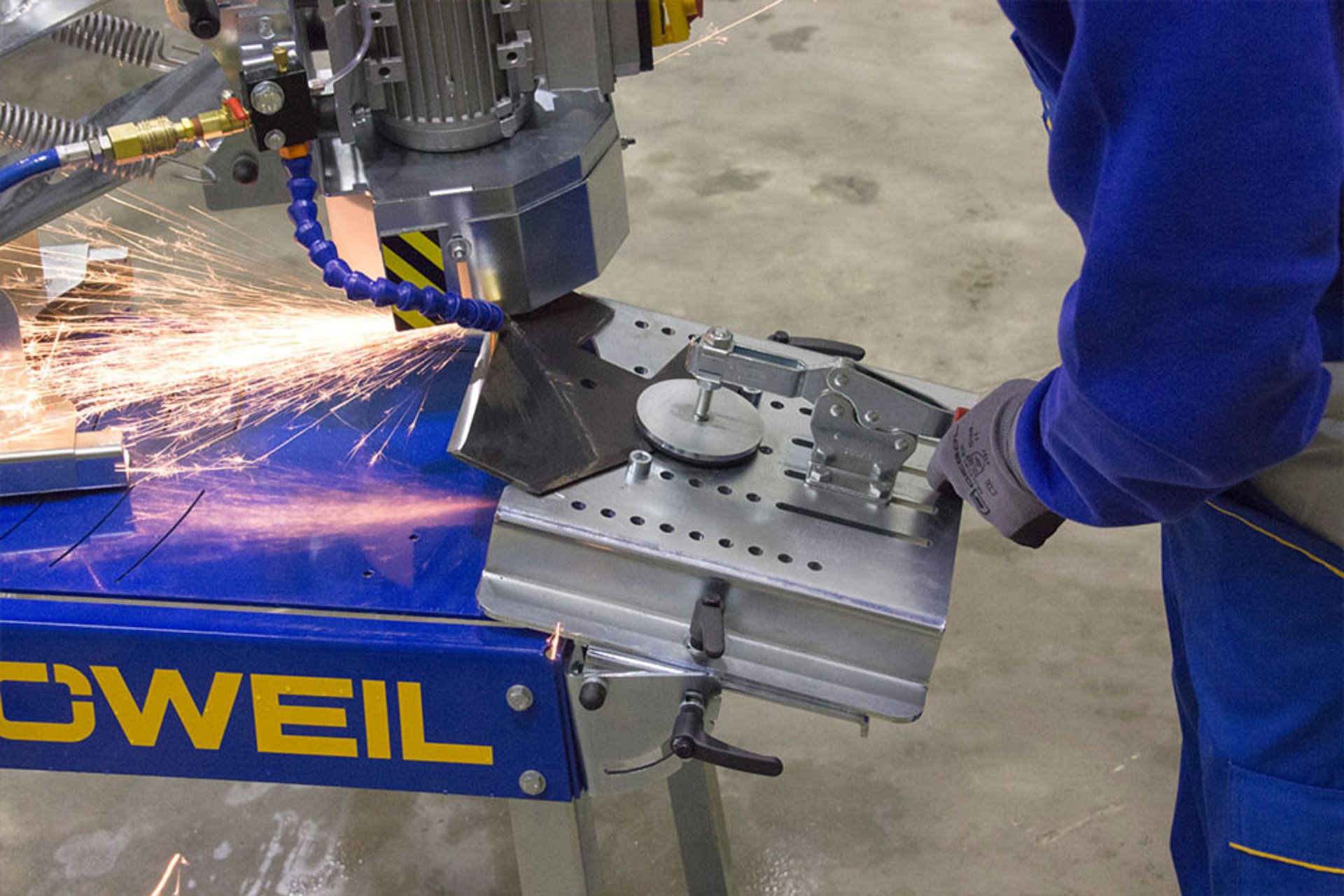 GÖWEIL MS 100 — линейный шлифовальный узел