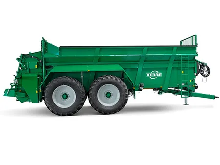 TEBBE MS 240 — низкорамный разбрасыватель, тандем
