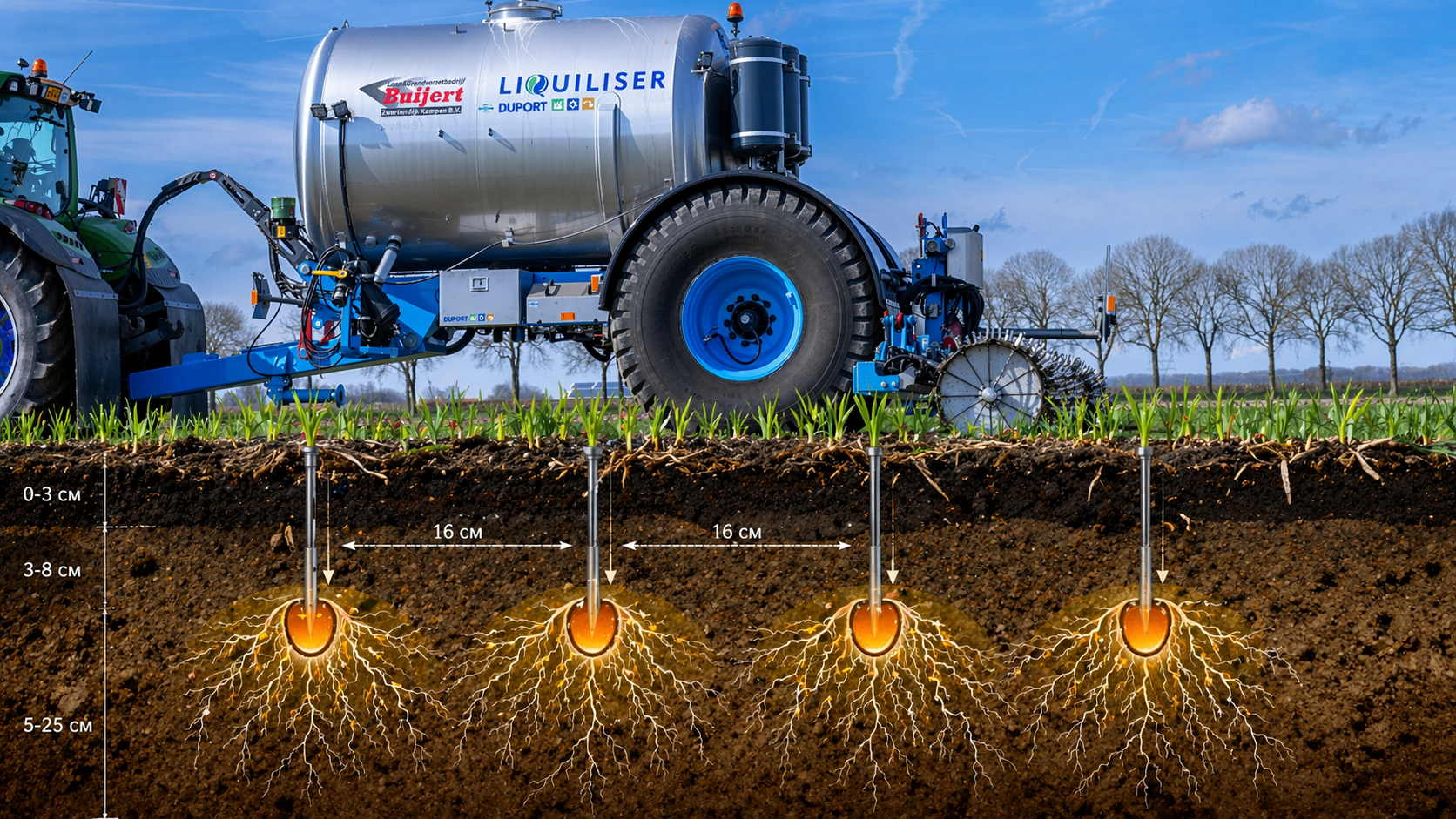 CULTAN — технология точечного внесения азота